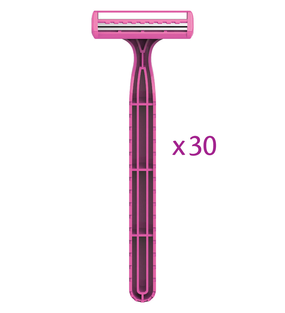 Pure Silk Pure 2 Premium Disposable Razors Value Pack Bundle For Women