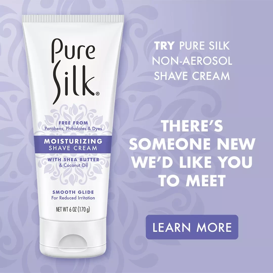 Pure Silk Non-Aerosol Moisturizing Shave Cream, 6 Ounces Mobile Banner