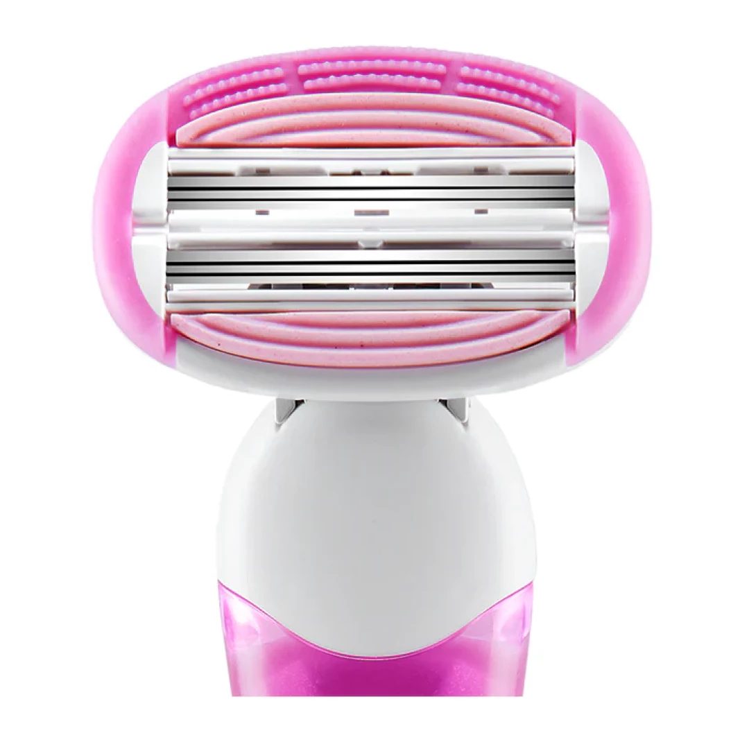 Pure Silk Contour 6 Premium System Razor close up