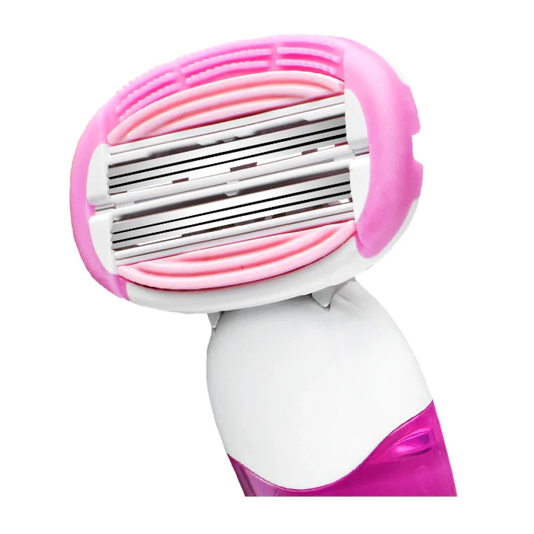 Pure Silk Contour 6 Premium System Razor - Dual Moisture Bars