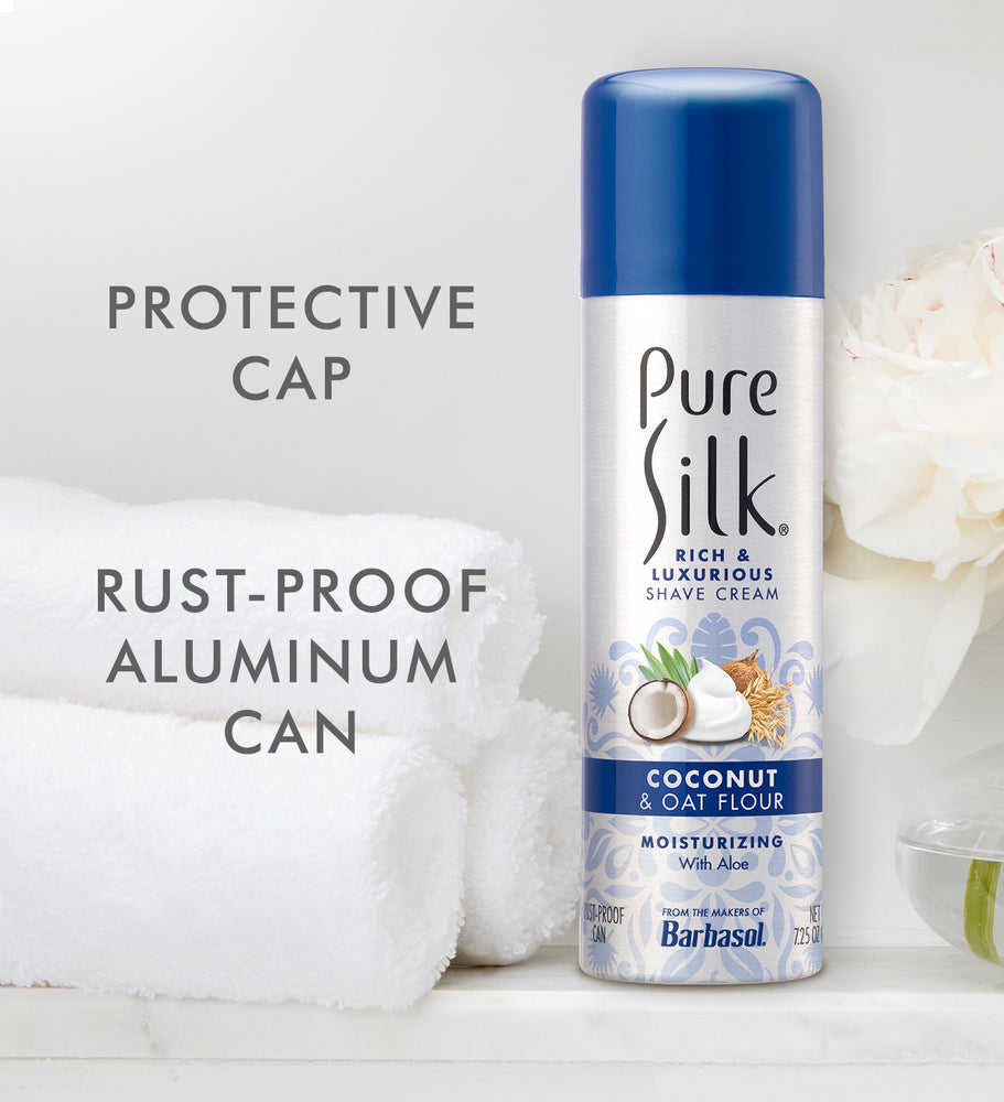 Pure Silk Coconut & Oat Flour Shave Cream