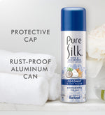 Pure Silk Coconut & Oat Flour Shave Cream, 7.25 Ounces (Pack of 6)
