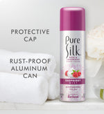 Pure Silk Raspberry Mist Shave Cream, 7.25 Ounces (Pack of 6)